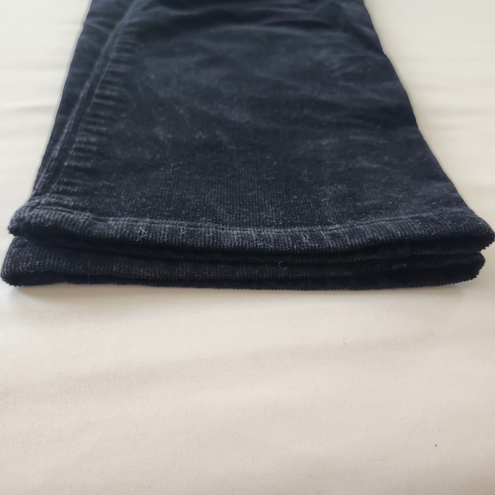 Talbots Simply Flattering Collection Black Straight Leg Corduroy Pants Womens 12 - Picture 6 of 6